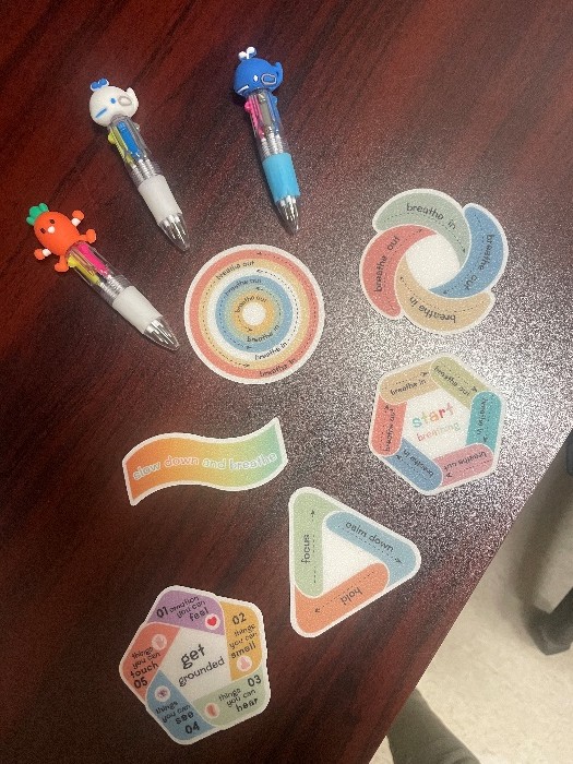 Monday Funday Stickers and pens