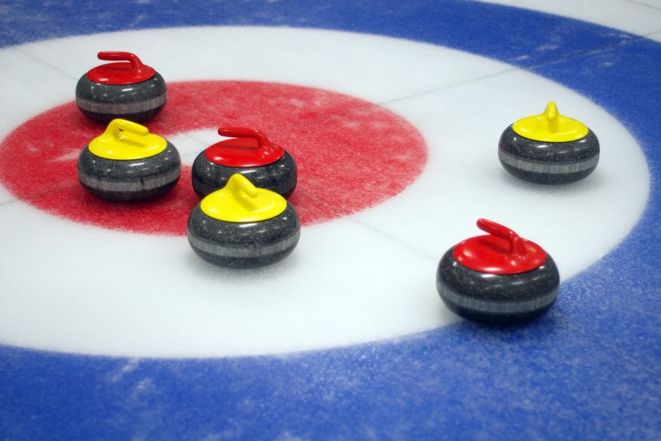 Photo of curling rocks